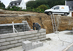 Réalisation des fondations à Epinay-sur-Odon